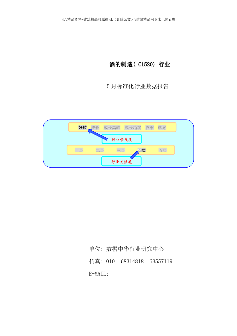 年度酒的制造行业报告