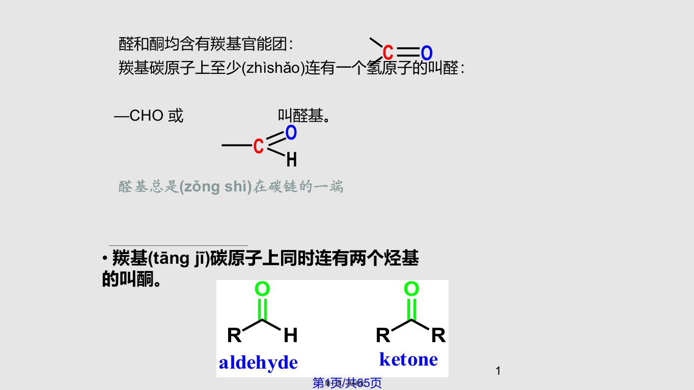 醛和酮中文实用教案