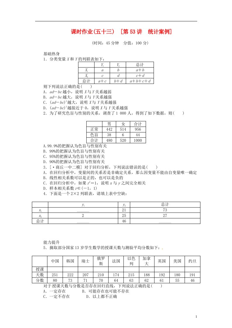 高三数学专题复习