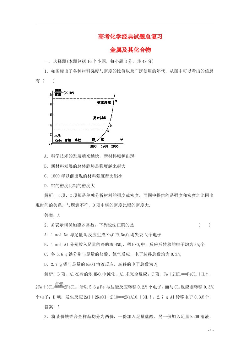 高考化学总复习