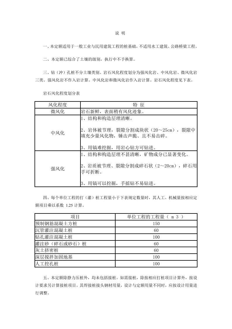 桩与地基基础工程说明