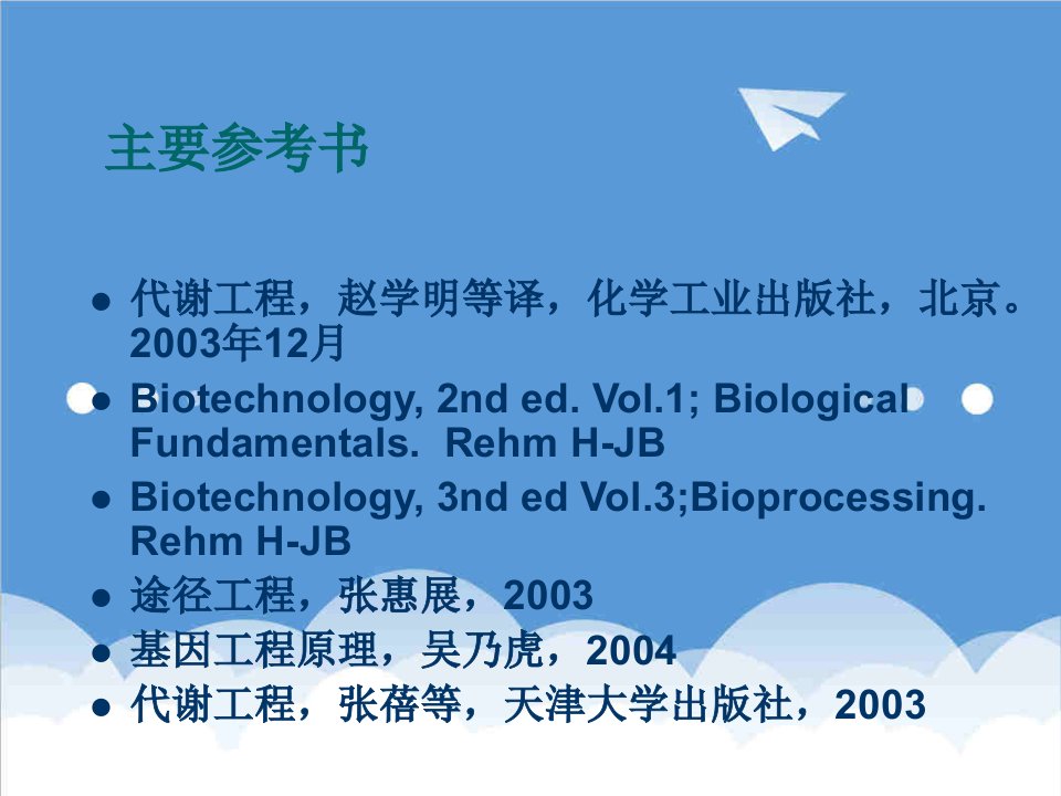 建筑工程管理-绪论代谢工程概述