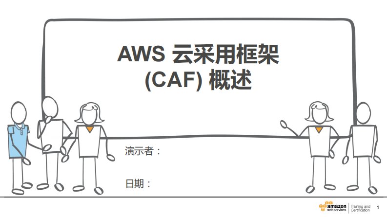 AWS-云采用框架(CAF)-概述