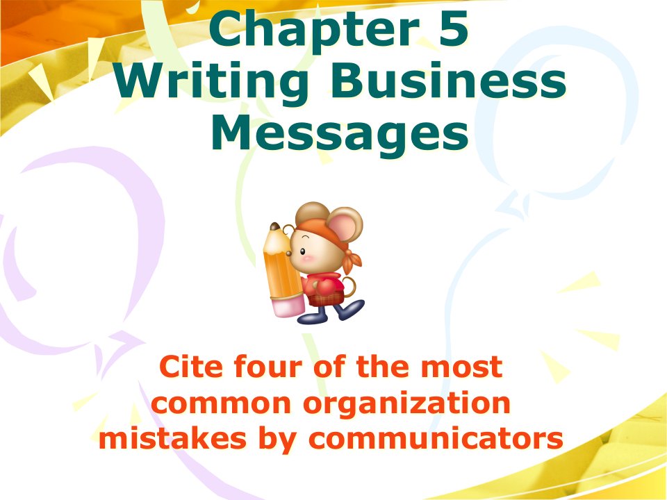 WritingBusinessMessages（英文版）