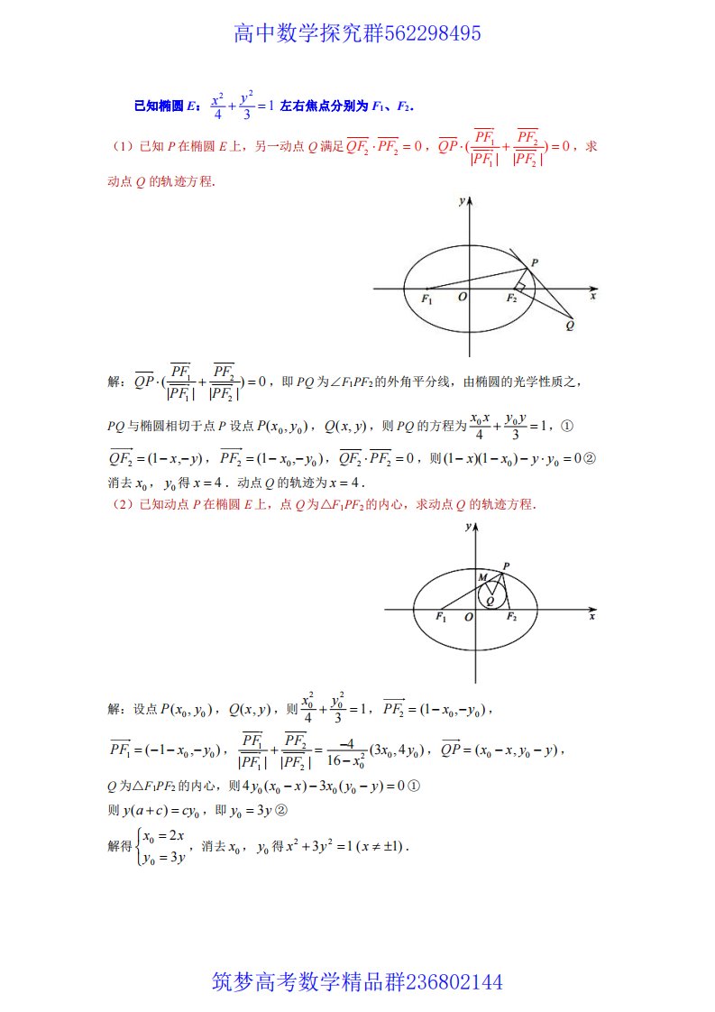 椭圆一题80问配套讲义解析版