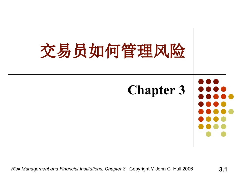 交易员如何管理风险