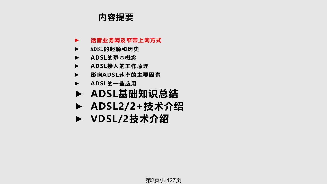 ADSL技术及应用