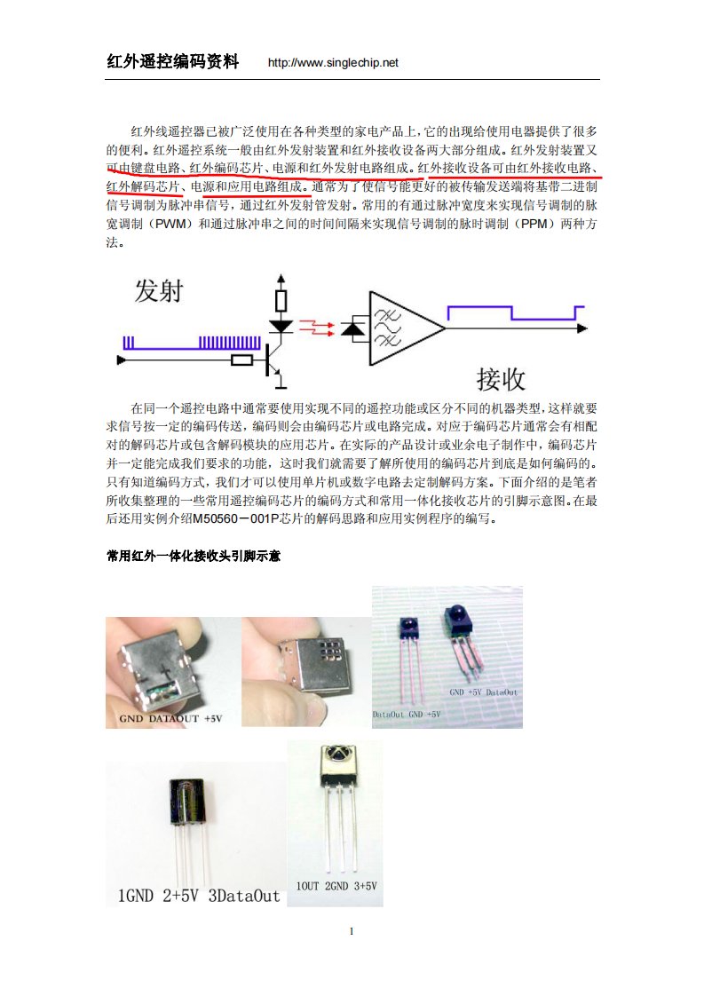 常见红外遥控器编码与格式