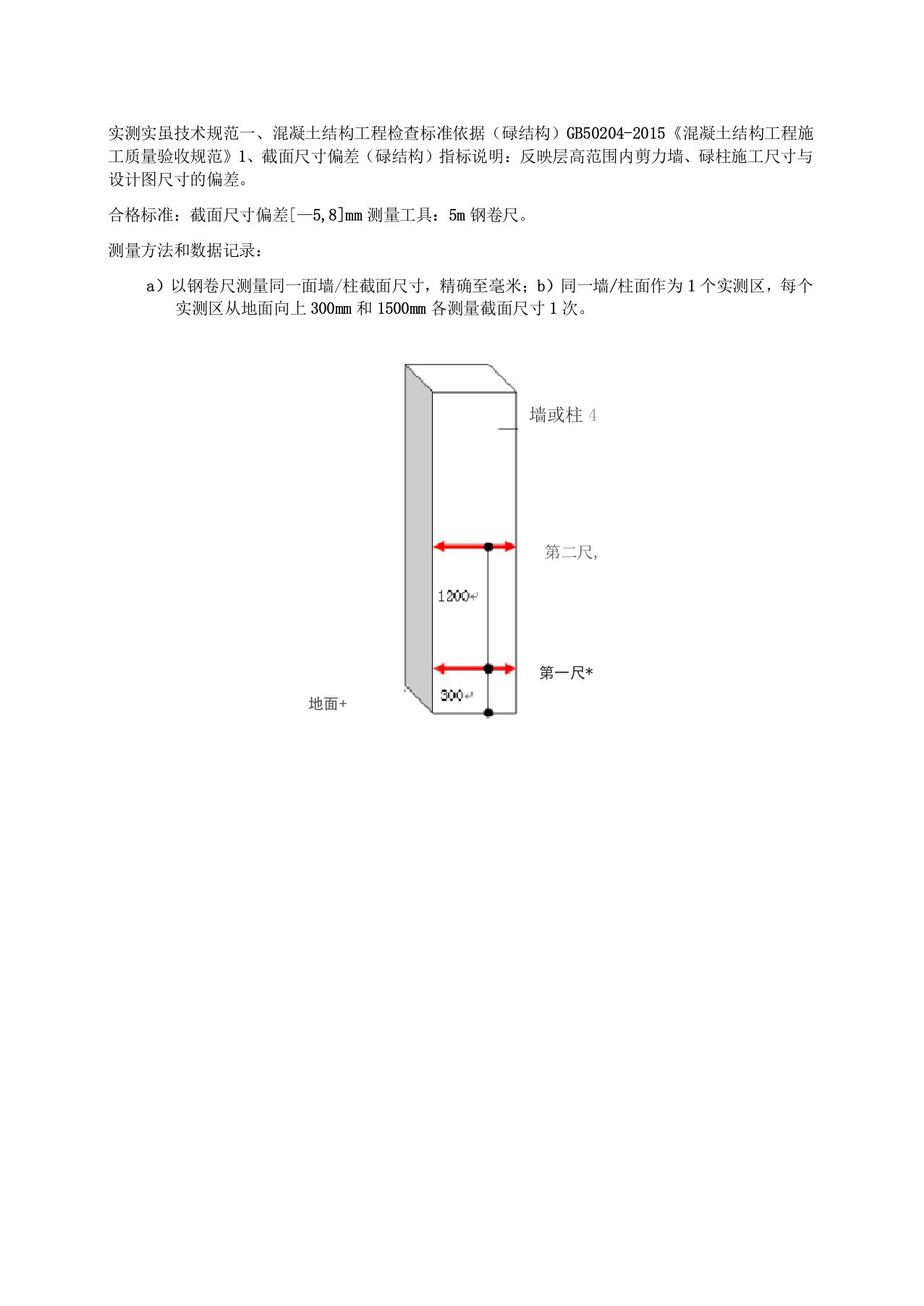 建筑工程实测实量技术规范