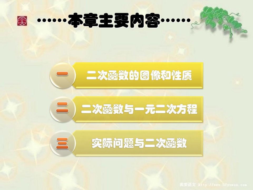 人教版九年级数学上册ppt课件2212二次函数的图像与性质