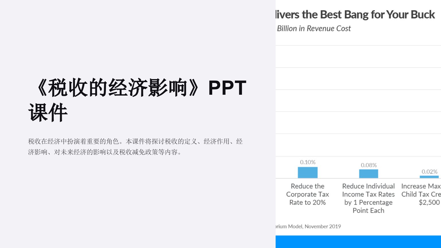 《税收的经济影响》课件