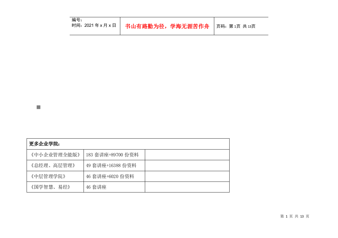 机电设备台账概述