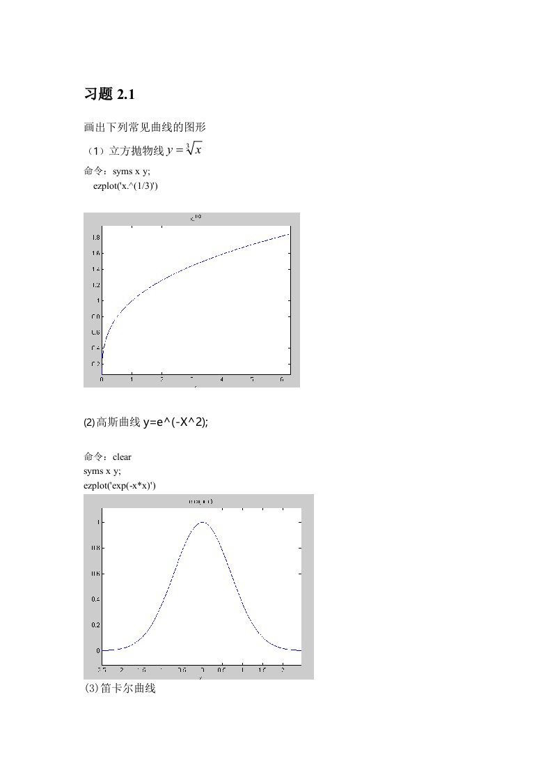 matlab课后习题答案(附图)