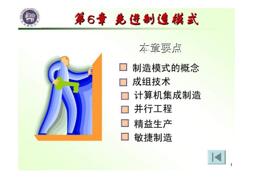 【学习课件】第6章制造技术先进制造模式