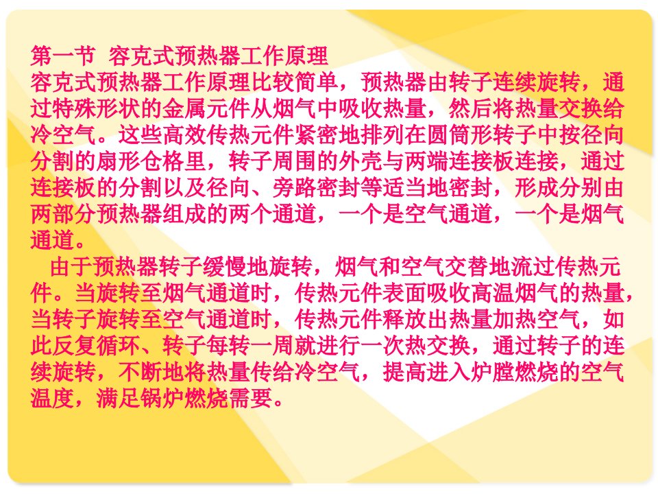 空气预热器的作用与结构