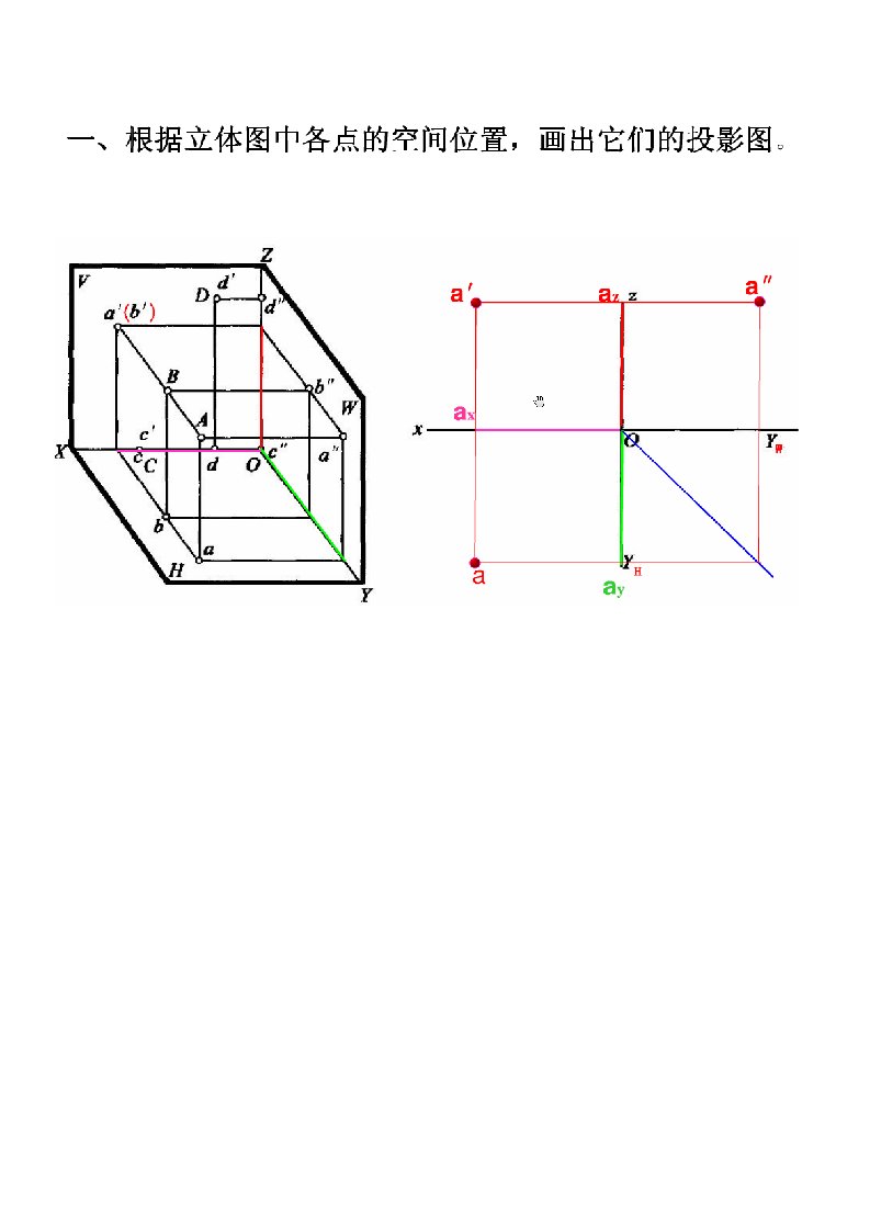 国家开放大学电大《建筑制图基础》形成性考核册作业1答案