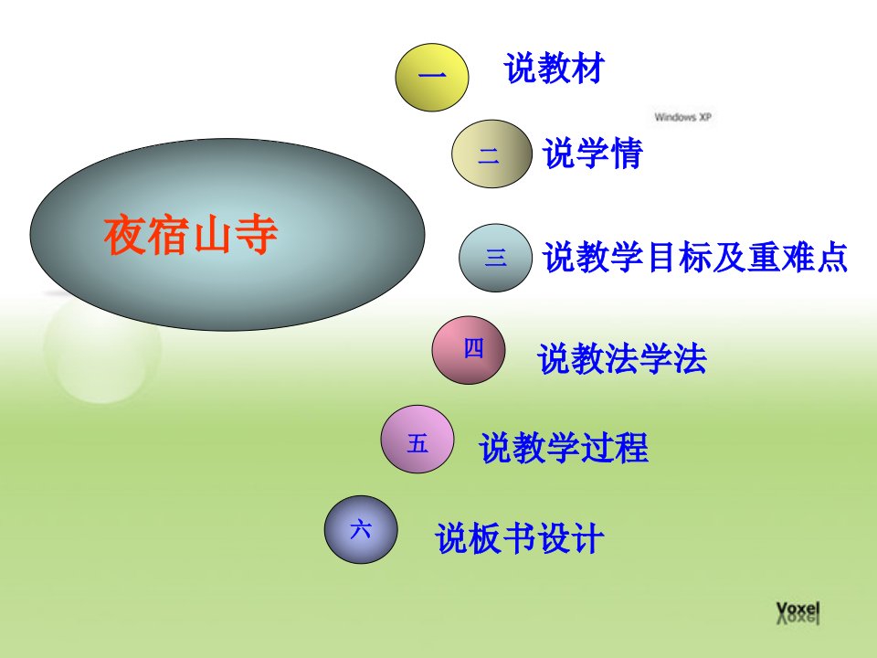 夜宿山寺说课稿ppt课件