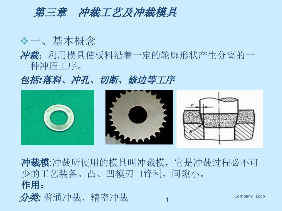 冲裁工艺及冲裁模具