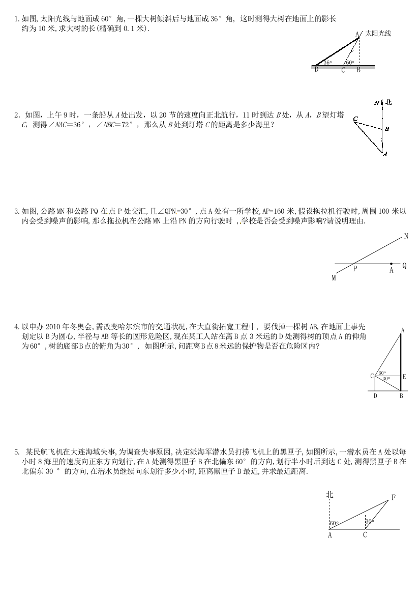 船触礁问题及衍生题