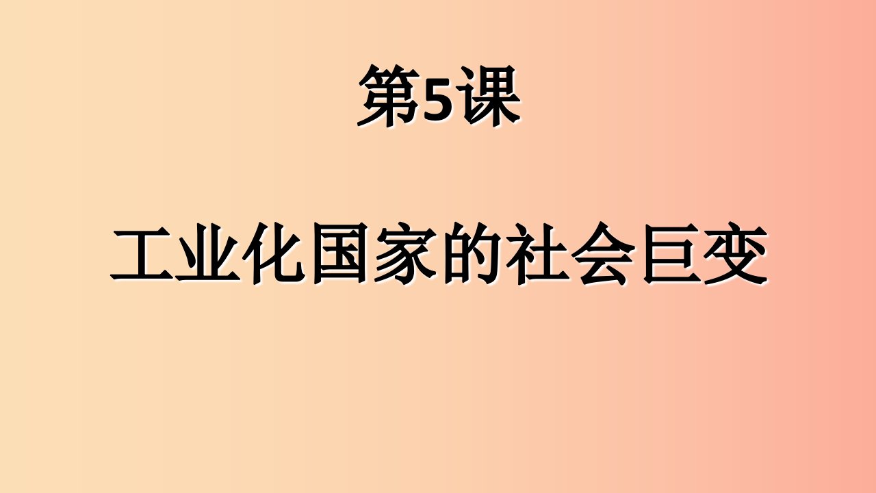 九年级历史下册