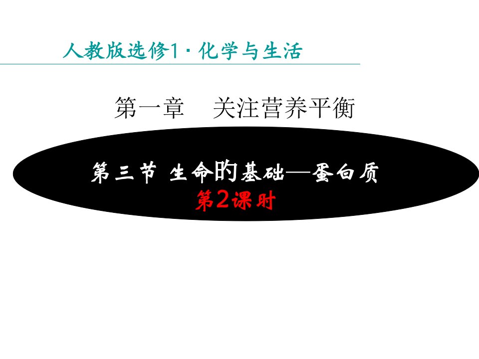 高二化学蛋白质的性质公开课百校联赛一等奖课件省赛课获奖课件