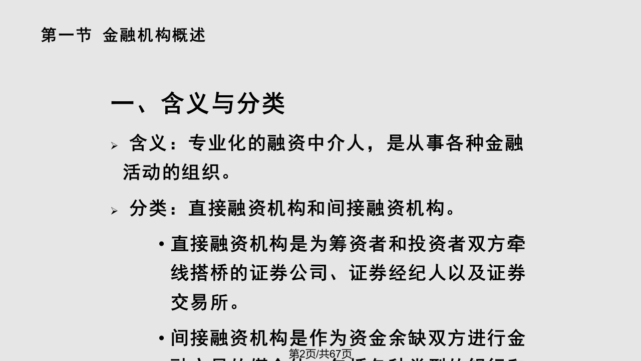 金融体系学习