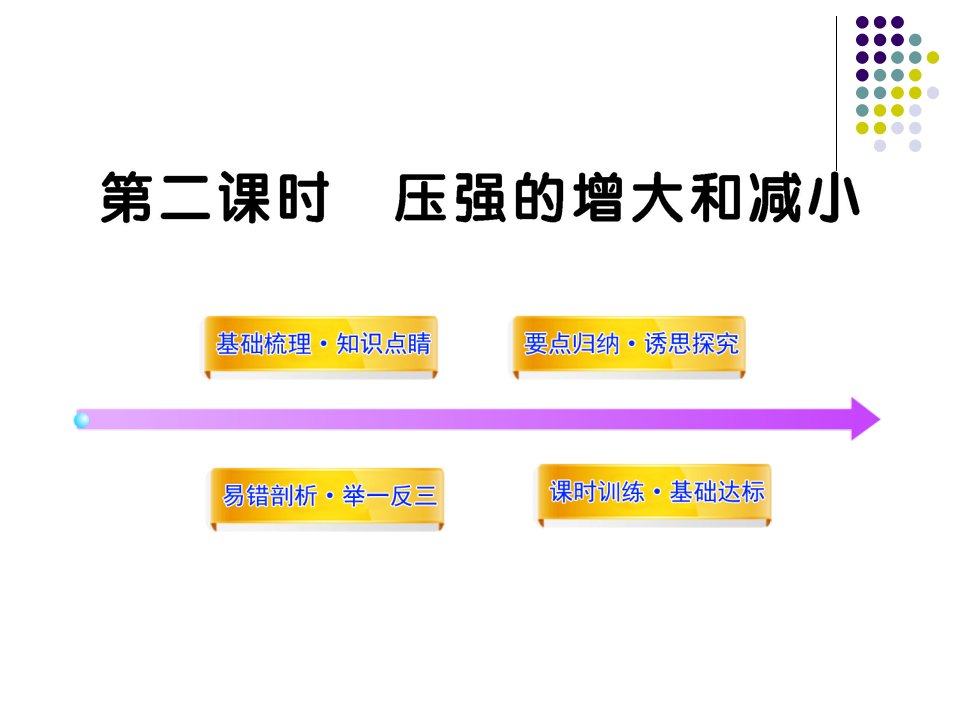 压强的增大和减少的方法