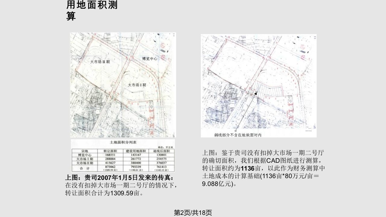 沈阳苏家项目屯财务分析说明