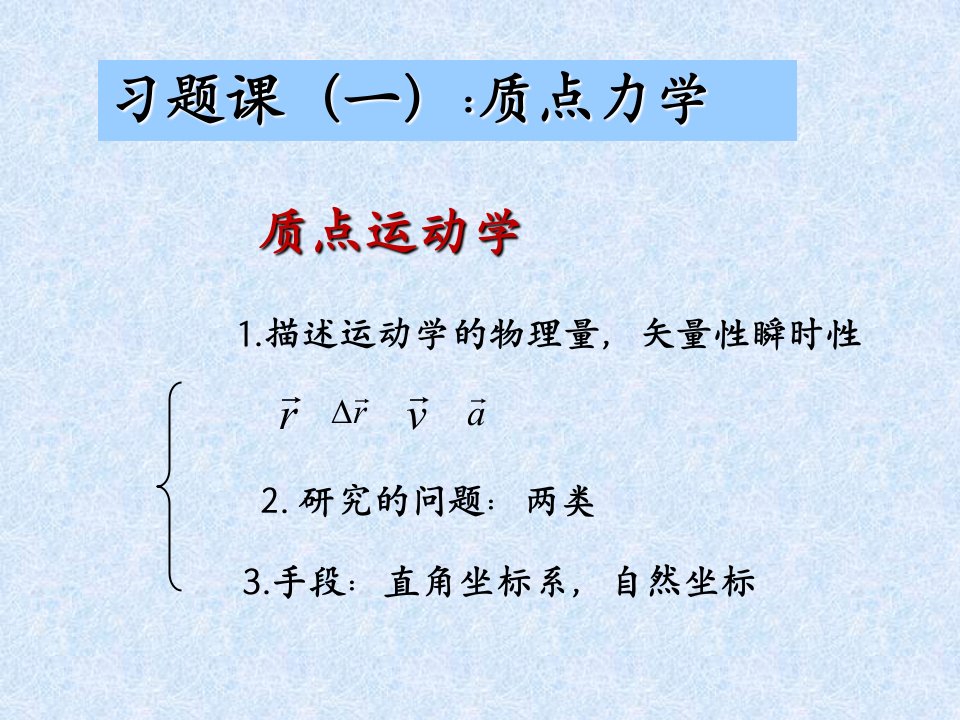 动力学-动量角动量能量习题