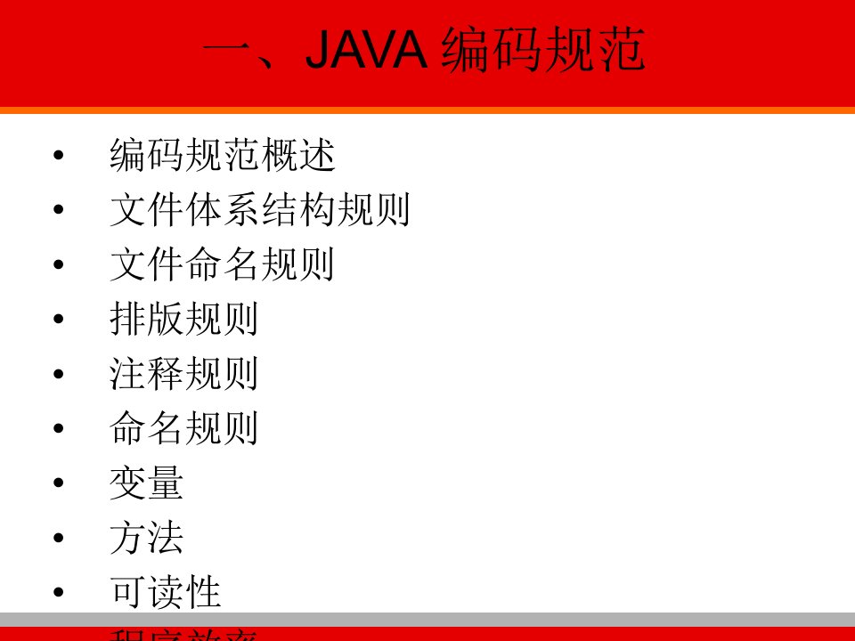 Java编码规范