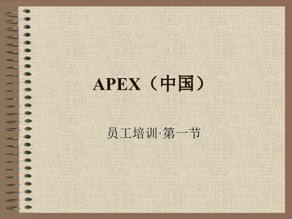 APEX中国房地产顾问服务公司员工培训(ppt18)-地产培训