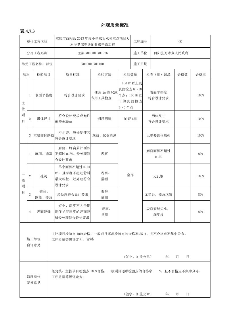 表473外观质量标准