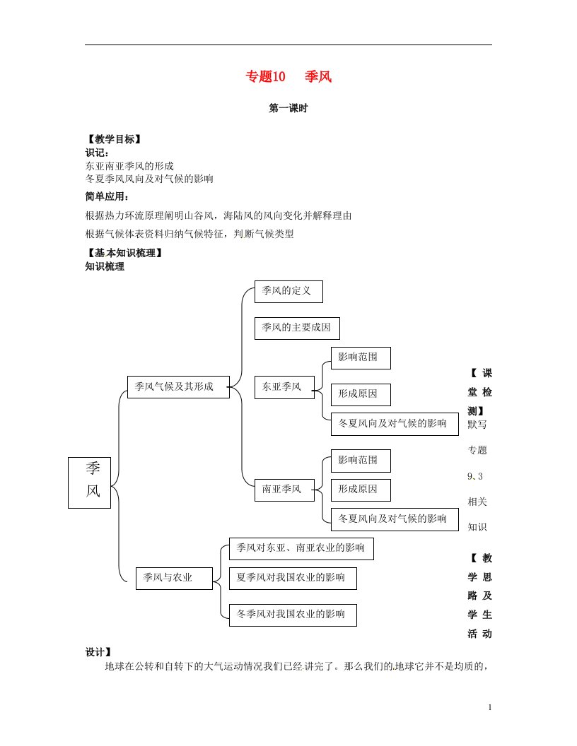 上海市上海理工大学附属中学高一地理