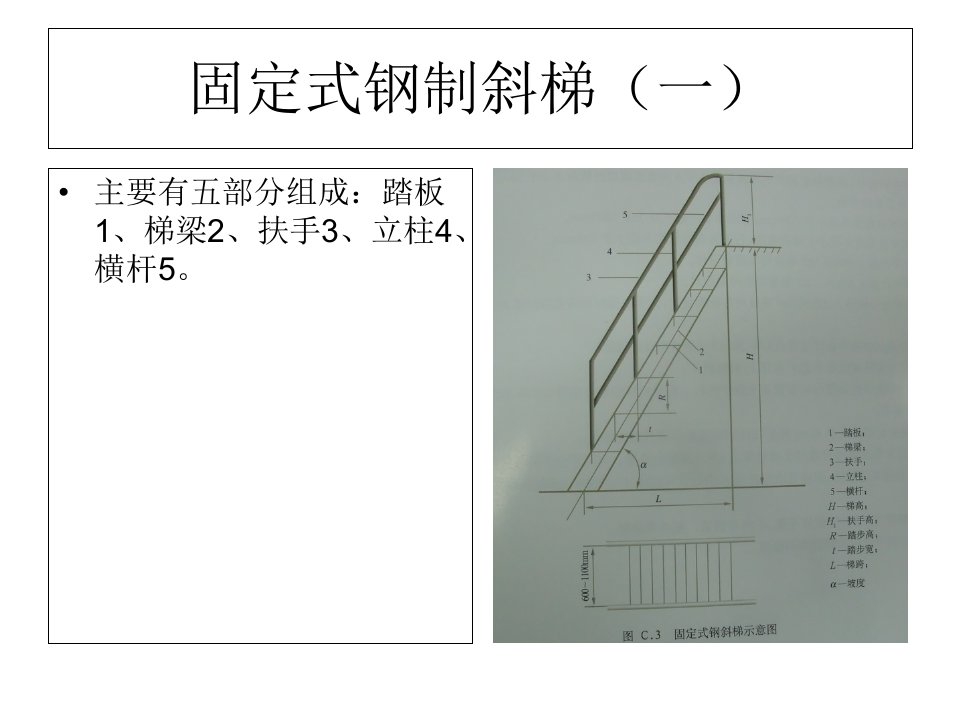 楼梯栏杆、平台、钢爬梯制作规范及着色标准