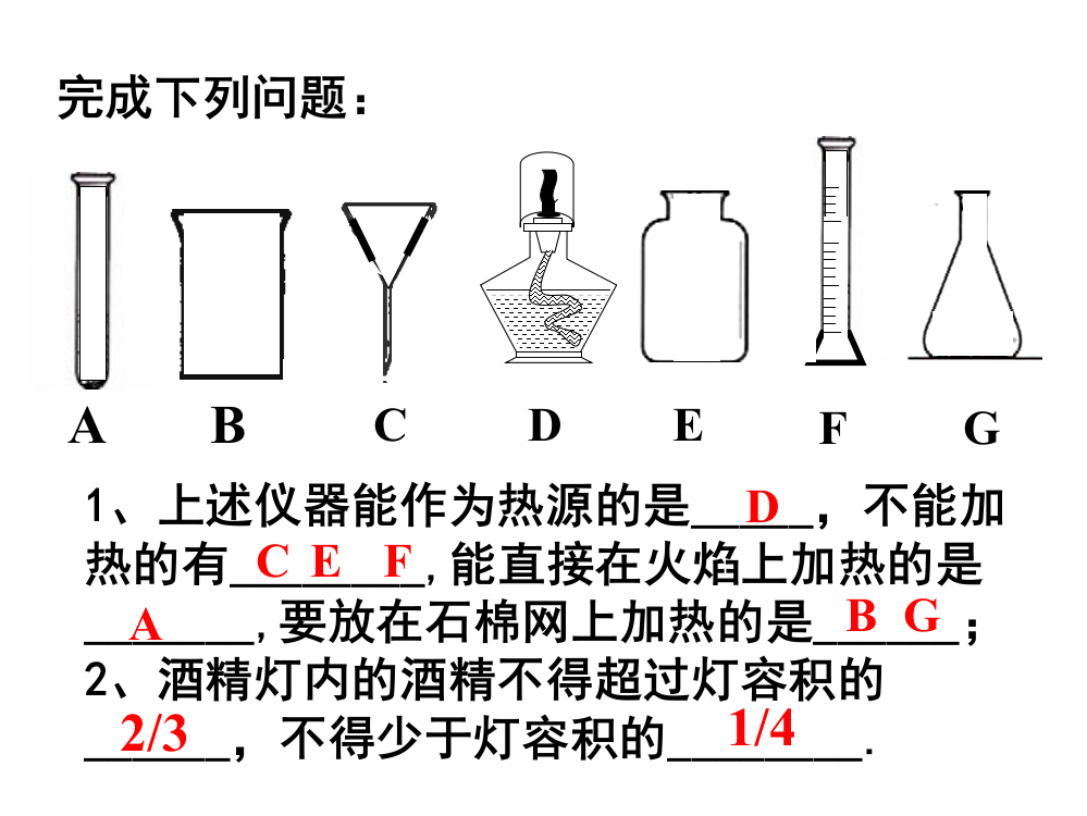 实验室基本操作总结复习