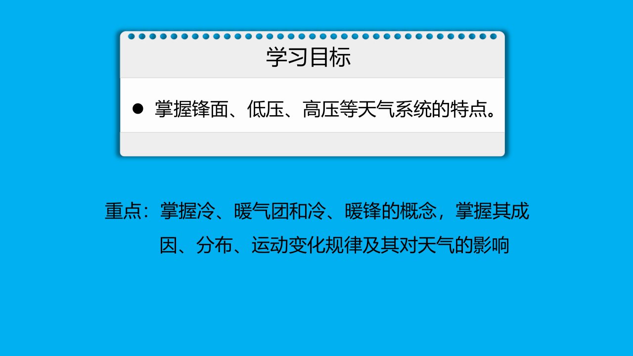 常见的天气系统公开课优质课件ppt