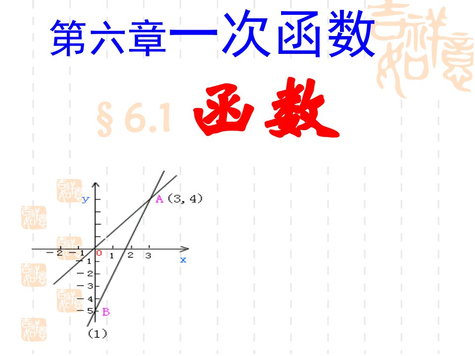 初中七年级(初一)数学ppt课件-函数