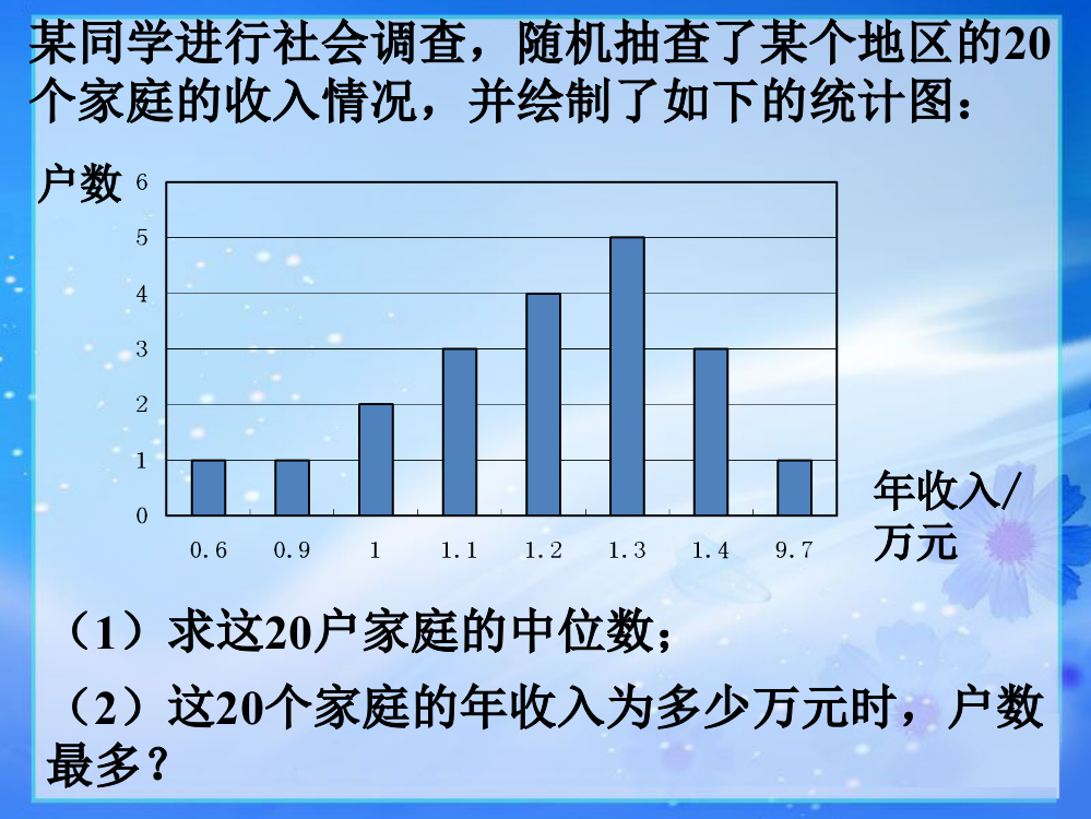 拓展练习_中位数和众数