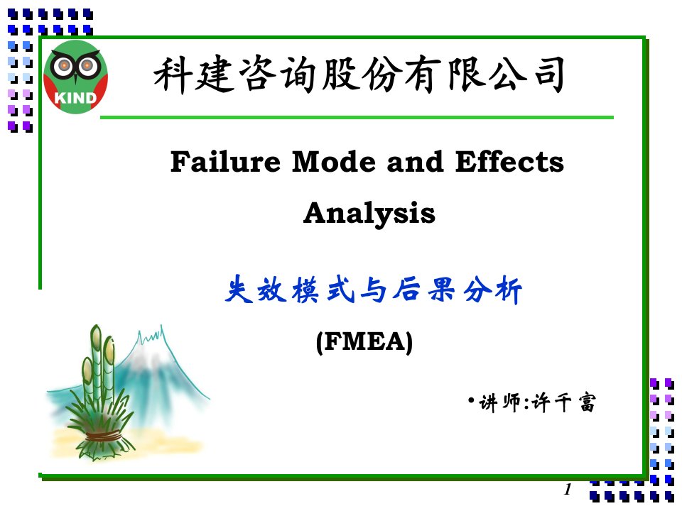 失效模式与后果分析(FMEA)