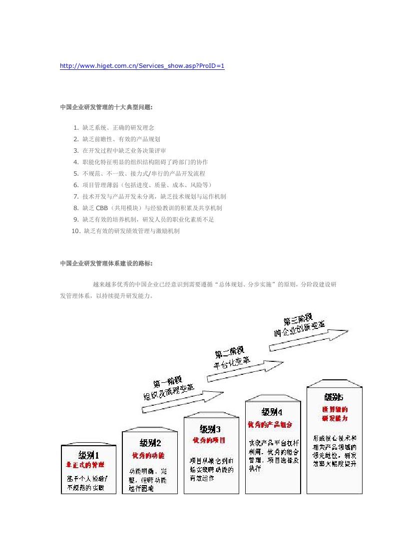 IPD研发管理体系总体介绍