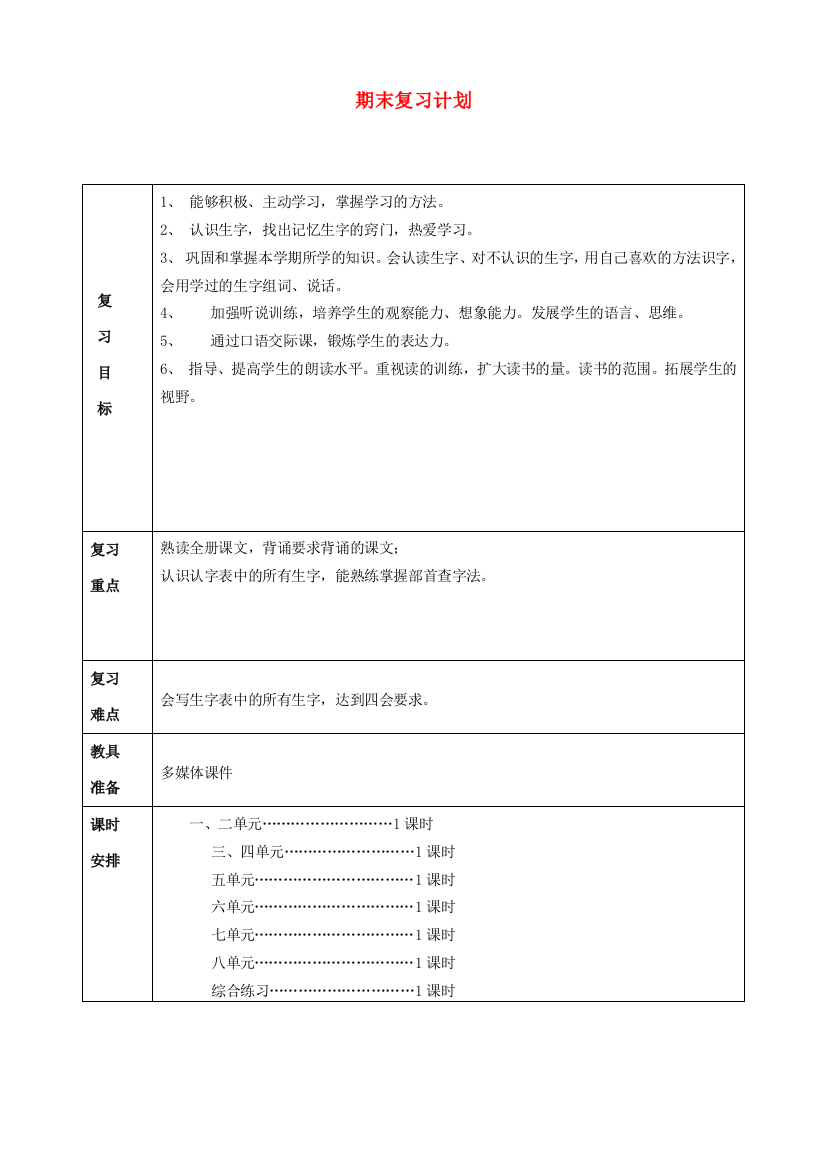 二年级语文下册