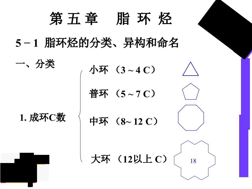 有机化学二脂环芳环