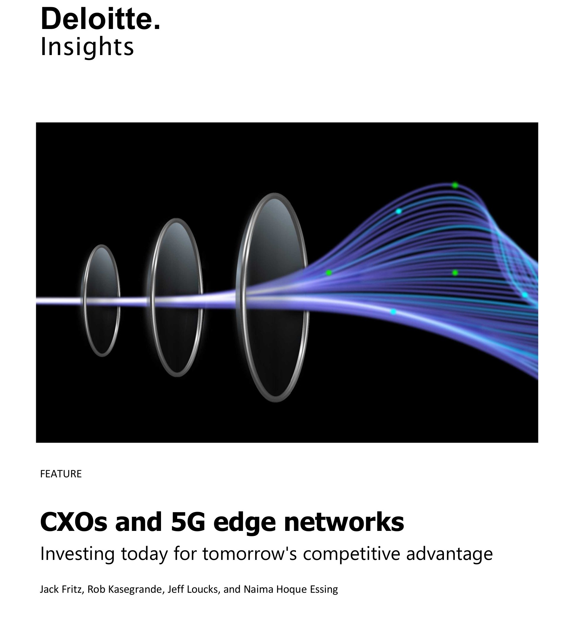 CXO与5G边缘网络技术(2021)