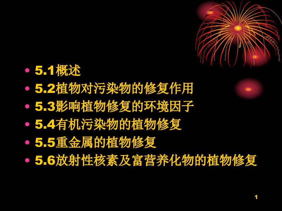 环境修复原理与技术第章污染环境的植物修复原理