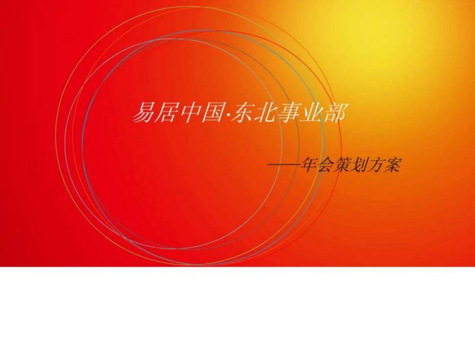 易居中国企业年会策划方案.ppt