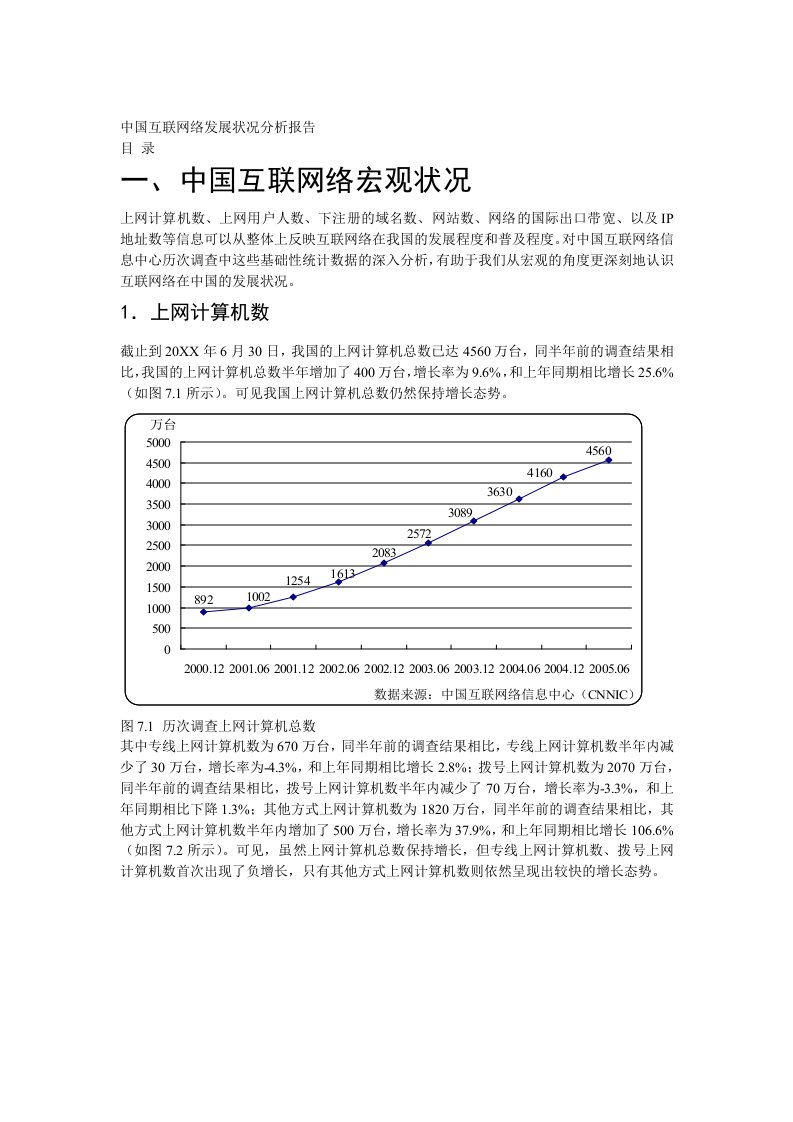 发展战略-中国互联网络发展状况分析报告