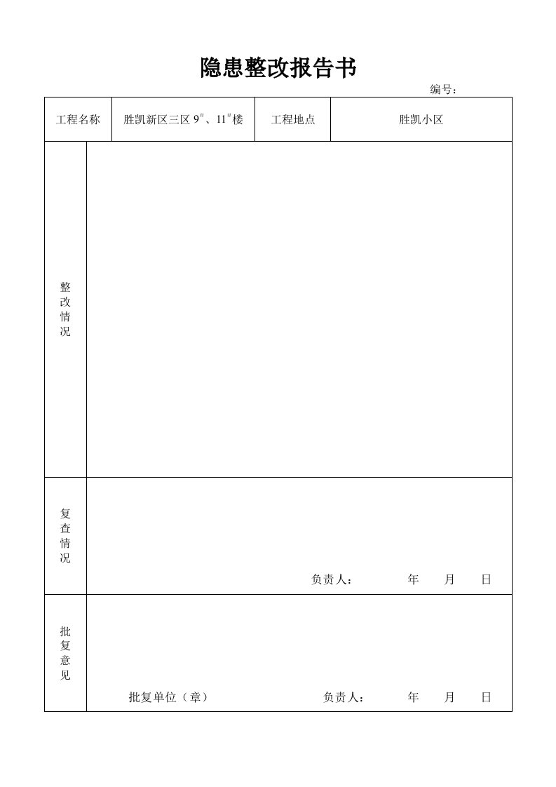 施工组织-533隐患整改报告书