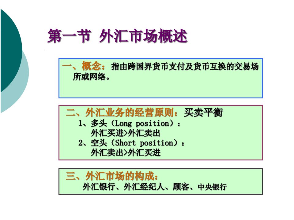 第十章外汇与外汇市场