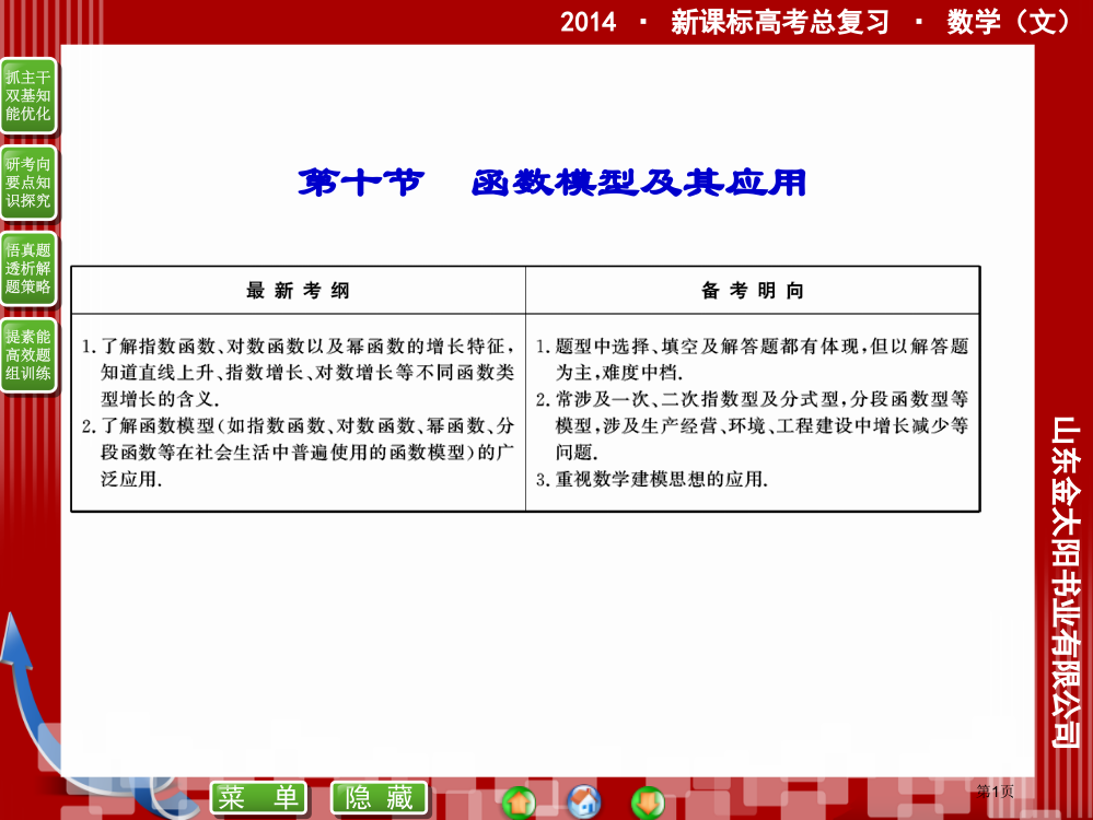 十节函数模型及其应用市公开课一等奖百校联赛特等奖课件