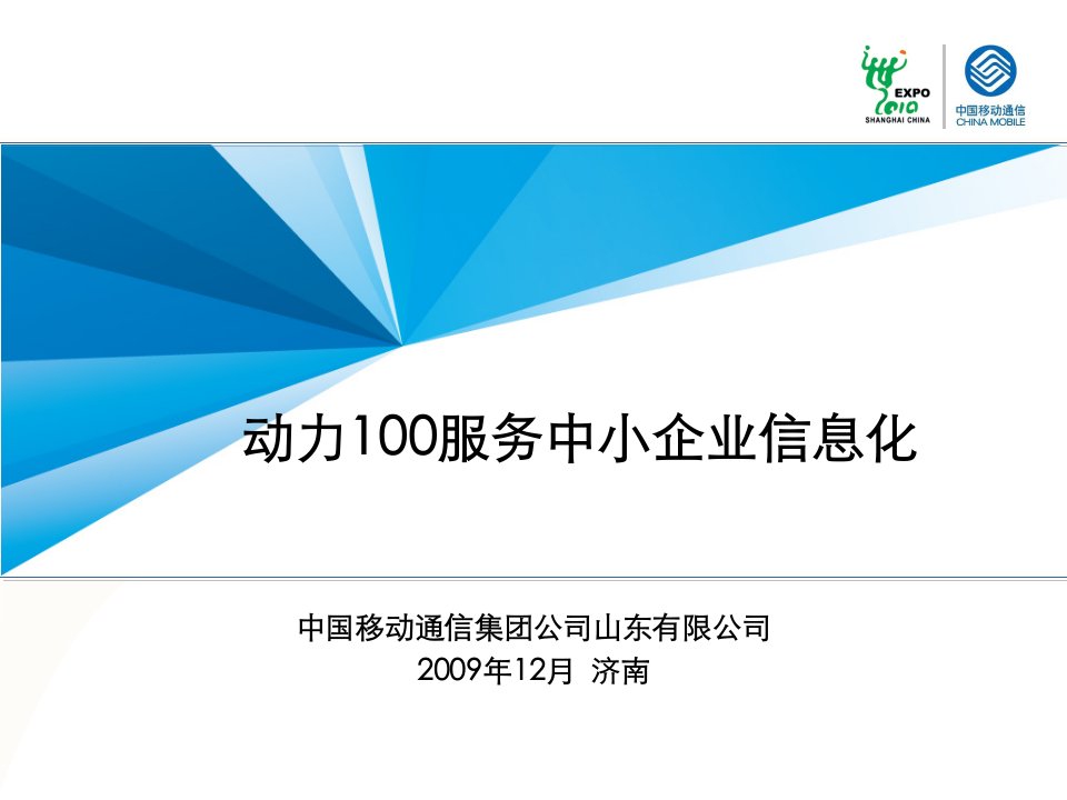 [精选]动力100服务中小企业信息化